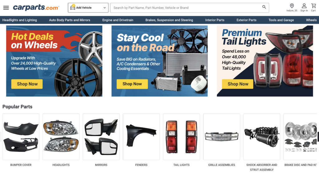 CarParts.com - DCKAP Commerce